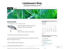 Tablet Screenshot of liyahaaaaa.wordpress.com