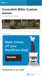 Mobile Screenshot of cavendishmillercustomhomes.wordpress.com