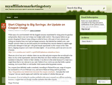 Tablet Screenshot of myaffiliatemarketingstory.wordpress.com