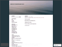 Tablet Screenshot of ibelongtothehurricane.wordpress.com