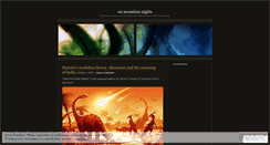 Desktop Screenshot of moonlessnights.wordpress.com