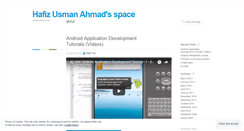 Desktop Screenshot of hafizusmanahmad.wordpress.com