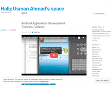 Tablet Screenshot of hafizusmanahmad.wordpress.com