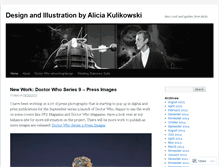 Tablet Screenshot of aliciakulikowski.wordpress.com