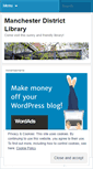 Mobile Screenshot of manchesterlibrary.wordpress.com