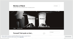 Desktop Screenshot of nichesofnerd.wordpress.com