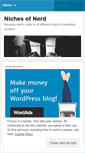Mobile Screenshot of nichesofnerd.wordpress.com