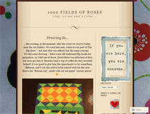 Tablet Screenshot of 1000fieldsofroses.wordpress.com