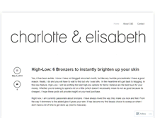 Tablet Screenshot of charlottelisabeth.wordpress.com