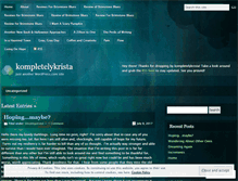 Tablet Screenshot of kompletelykrista.wordpress.com