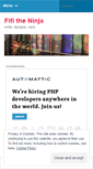 Mobile Screenshot of fifitheninja.wordpress.com