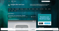 Desktop Screenshot of imaginemeandluce.wordpress.com