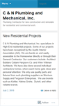 Mobile Screenshot of cnplumbingandmechanical.wordpress.com