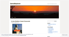 Desktop Screenshot of lameditazione.wordpress.com