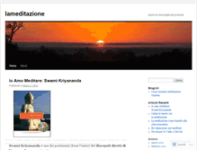 Tablet Screenshot of lameditazione.wordpress.com