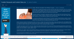 Desktop Screenshot of jamesfranklin45.wordpress.com