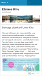 Mobile Screenshot of etalaseilmu.wordpress.com