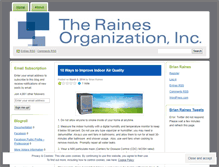Tablet Screenshot of brianeraines.wordpress.com