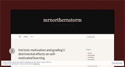 Desktop Screenshot of mrnorthernstorm.wordpress.com