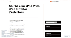 Desktop Screenshot of ipadcovercases.wordpress.com