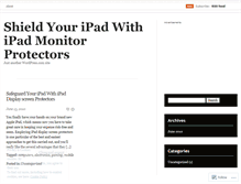 Tablet Screenshot of ipadcovercases.wordpress.com