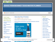 Tablet Screenshot of mckinneyplumber.wordpress.com