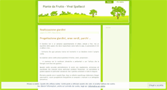 Desktop Screenshot of piantedafrutto.wordpress.com