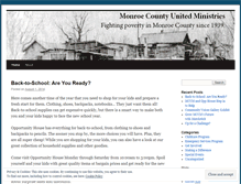 Tablet Screenshot of monroecountyunitedministries.wordpress.com