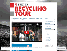 Tablet Screenshot of fretexrecyclingtour.wordpress.com