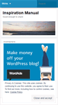 Mobile Screenshot of inspirationmanual.wordpress.com