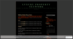 Desktop Screenshot of luxurypropertynetwork.wordpress.com