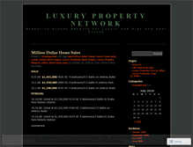 Tablet Screenshot of luxurypropertynetwork.wordpress.com