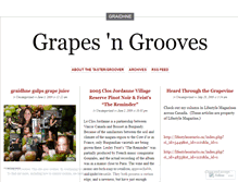 Tablet Screenshot of grapesngrooves.wordpress.com