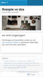 Mobile Screenshot of doazmolrezepte.wordpress.com