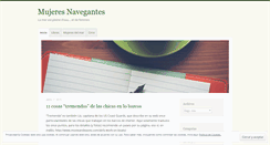 Desktop Screenshot of mujeresnavegantes.wordpress.com