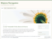 Tablet Screenshot of mujeresnavegantes.wordpress.com