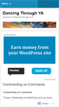 Mobile Screenshot of dancingthroughya.wordpress.com