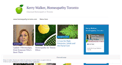 Desktop Screenshot of homeopathytoronto.wordpress.com