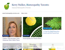Tablet Screenshot of homeopathytoronto.wordpress.com