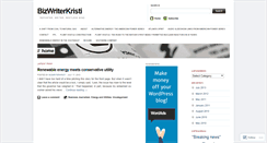 Desktop Screenshot of bizwriterkristi.wordpress.com
