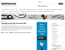Tablet Screenshot of bizwriterkristi.wordpress.com