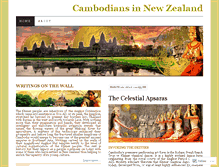 Tablet Screenshot of cambodiansinnewzealand.wordpress.com