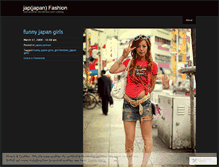 Tablet Screenshot of japfashion.wordpress.com