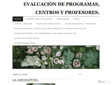 Tablet Screenshot of evaluaciont61011.wordpress.com