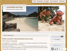 Tablet Screenshot of 4monthsonetrip.wordpress.com