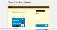 Desktop Screenshot of diansgroup.wordpress.com