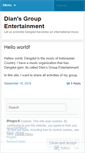 Mobile Screenshot of diansgroup.wordpress.com