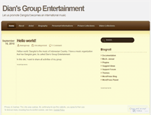 Tablet Screenshot of diansgroup.wordpress.com