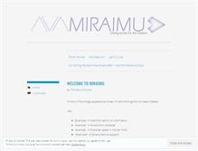 Tablet Screenshot of miraimu.wordpress.com