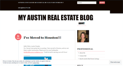 Desktop Screenshot of myaustinrealestateblog.wordpress.com